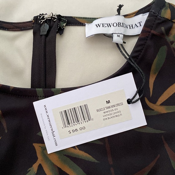 NWT WeWoreWhat sleeveless mini dress - Picture 5 of 5